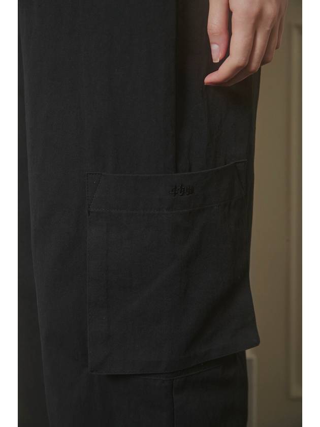 one pocket pants black - FOR THE WEATHER - BALAAN 9