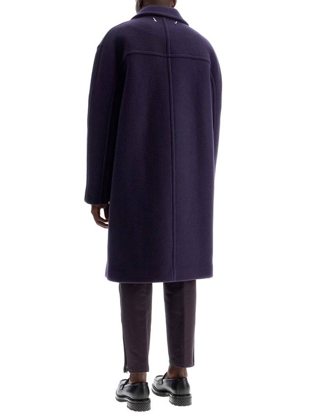 double-breasted heavy wool coat - LANVIN - BALAAN 3