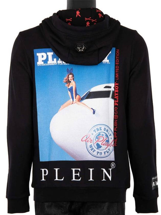 Philipp Plein Men's Playboy Collaboration Hooded Jacket play boy hooded zipup A18C MJB0831 PJO002N - PHILIPP PLEIN - BALAAN 1