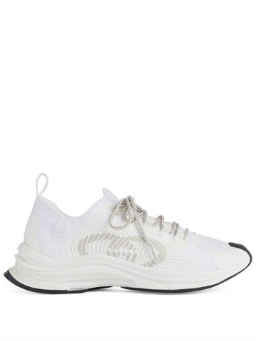 GG Run Mesh Low Top Sneakers White - GUCCI - BALAAN 1