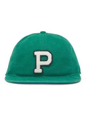 30 points paid Chenille patch twill ball cap green - POLO RALPH LAUREN - BALAAN 1