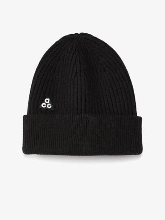 ACG Cuffed Ribbed Beanie Black - NIKE - BALAAN 2