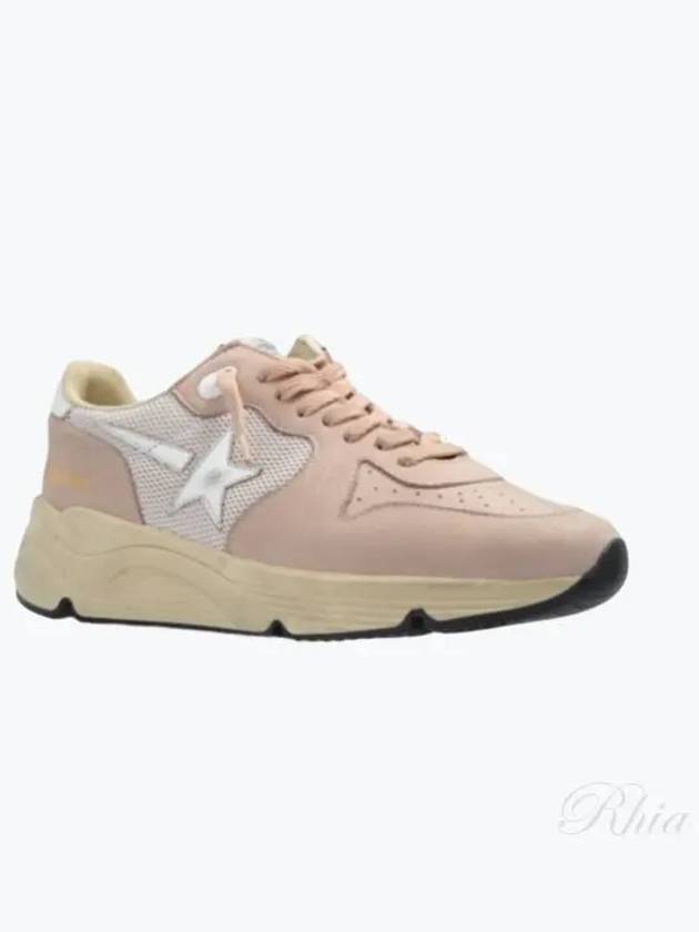 Running Sole Sports Low Top Sneakers Silver Pink - GOLDEN GOOSE - BALAAN 2