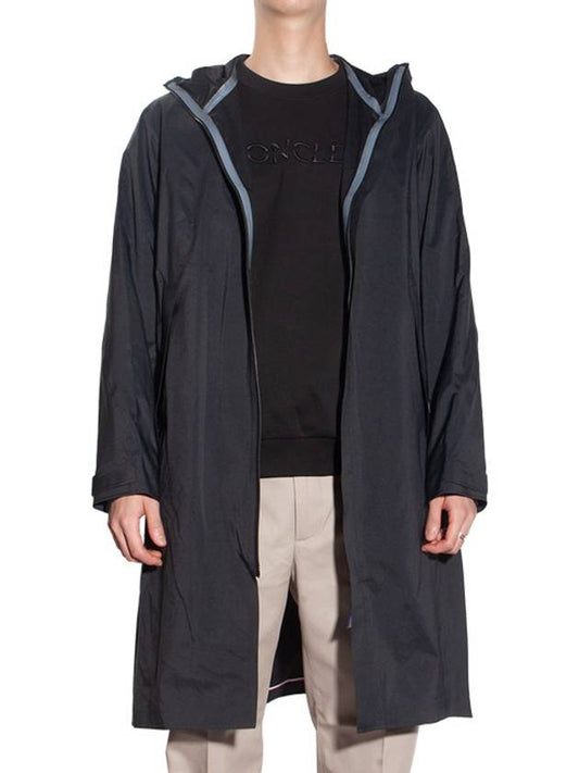 Men's Gavras Long Jacket Black - MONCLER - BALAAN.