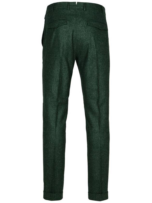 Pt01 Green Wool Blend Trousers - PT01 - BALAAN 3