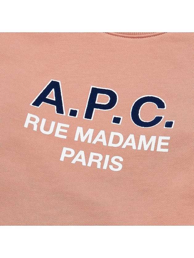 Women's Madame Logo Print Knit Top Rose - A.P.C. - BALAAN 6