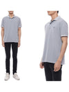 Wappen Cotton Short Sleeve Polo Shirt Sky Blue - STONE ISLAND - BALAAN 3