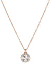 Halo Pave Stud Necklace C9326 ROSE GOLD - COACH - BALAAN 3