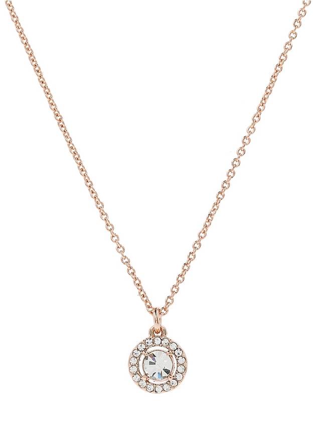 Halo Pave Stud Necklace C9326 ROSE GOLD - COACH - BALAAN 3