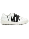 Logo Hidden Strap Low Top Sneakers White Black - VALENTINO - BALAAN 4