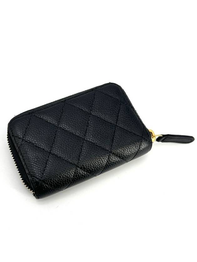 Caviar zipper gold card wallet - CHANEL - BALAAN 2