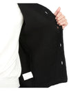 Mohair V-neck Relaxed Fit Wool Cardigan Black - OUR LEGACY - BALAAN 10