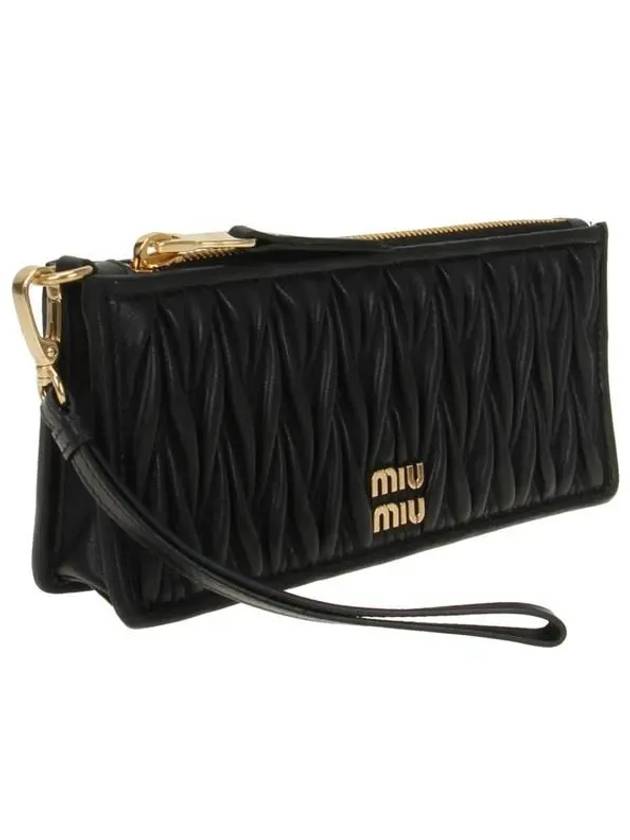 Materasse Nappa Clutch Bag Black - MIU MIU - BALAAN 3