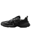 V2K Run Pure Platinum Low Top Sneakers Black Anthracite - NIKE - BALAAN 1