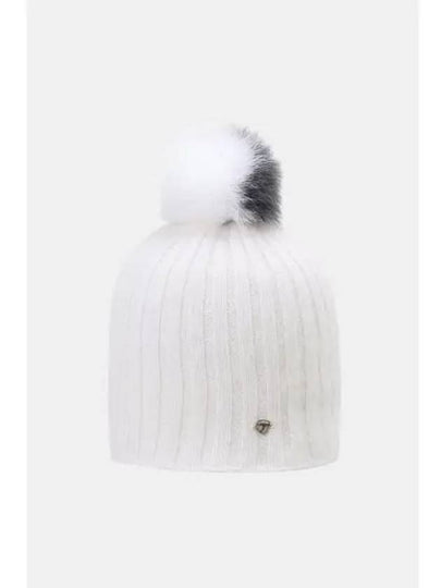 Women's Angora Beanie White - TAYLORMADE - BALAAN 2