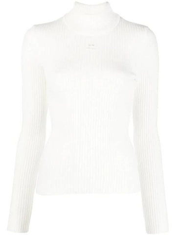 Funnel Neck Knit Top PERMPU022FI0001 - COURREGES - BALAAN 1