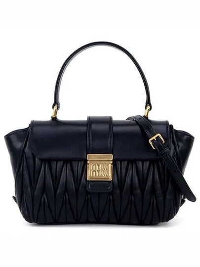 Matelasse Nappa Shoulder Bag Black - MIU MIU - BALAAN 2