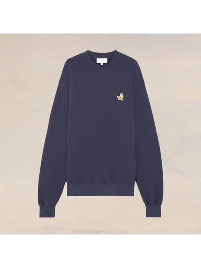 Fox Cotton Sweatshirt Navy - MAISON KITSUNE - BALAAN 2