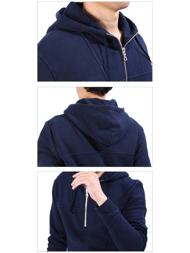 Cotton Hoodie Blue - BALMAIN - BALAAN 5