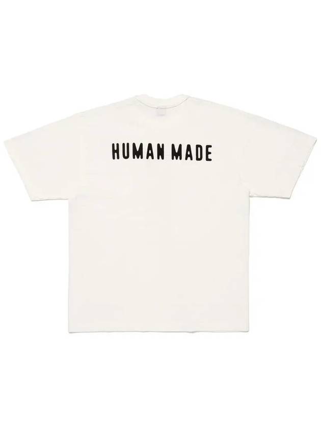 Graphic Short Sleeve T Shirt 5 White HM28TE006 - HUMAN MADE - BALAAN 3