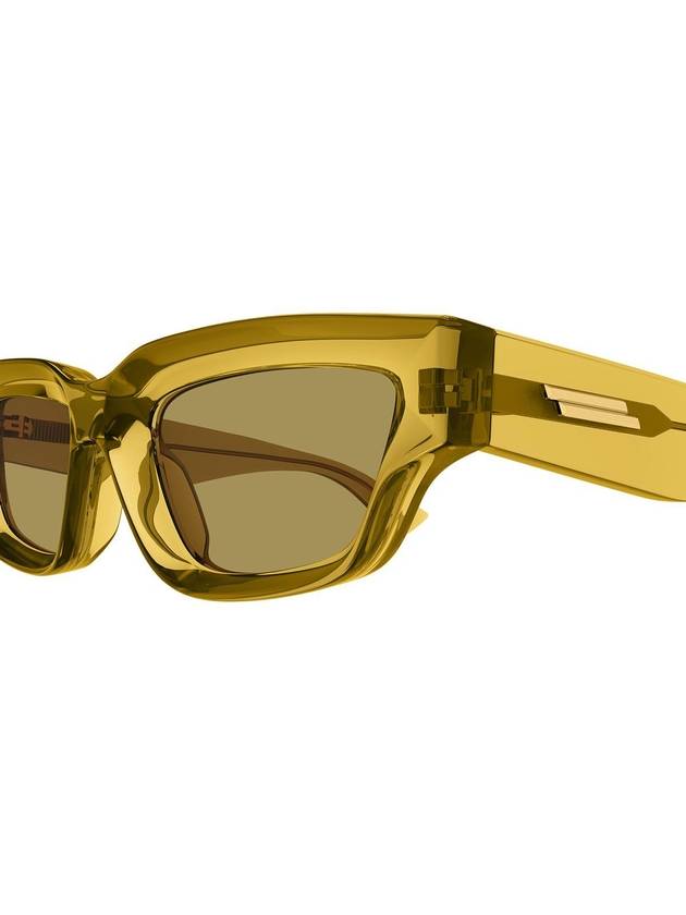 Sunglasses BV1250S 003 TRANSPARENT YELLOW - BOTTEGA VENETA - BALAAN 4