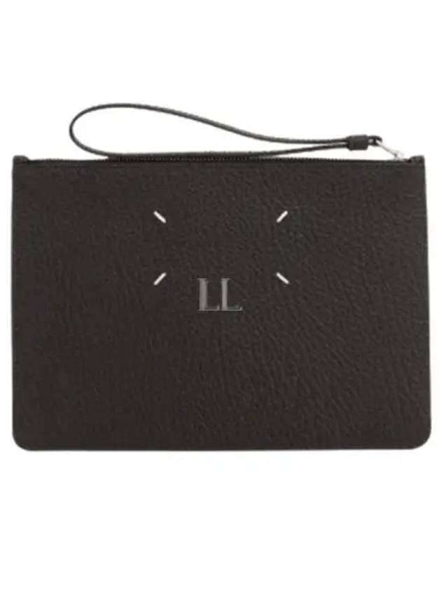 Small Leather Clutch Bag Black - MAISON MARGIELA - BALAAN 2