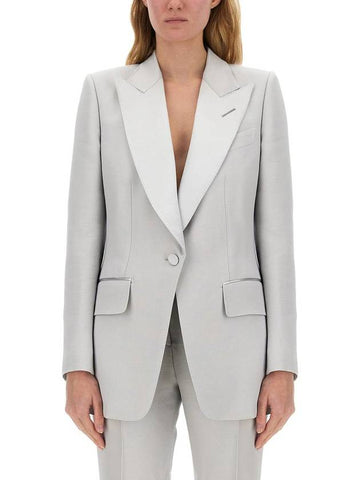 Tom Ford Single-Breasted Tuxedo Jacket "Bianca" - TOM FORD - BALAAN 1