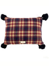 Floral jacquard tartan check cushion M0010835798 - GUCCI - BALAAN 3