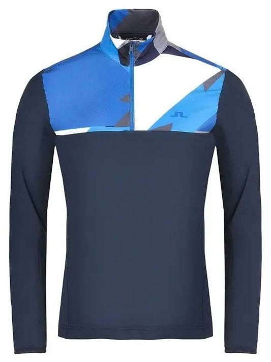 Color block half zip-up t-shirt AMJS07102 - J.LINDEBERG - BALAAN 2