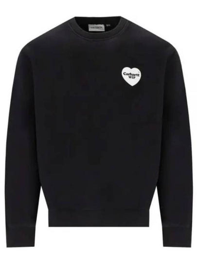 Heart Bandana Sweatshirt Black - CARHARTT WIP - BALAAN 2