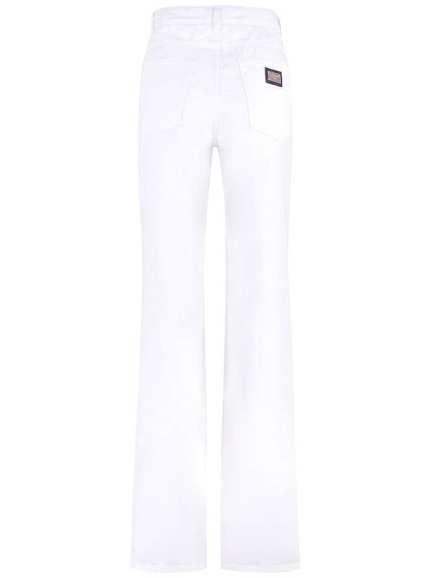 Denim Straight Pants FTCGNDG8JQ3 S9001 WHITE - DOLCE&GABBANA - BALAAN 3