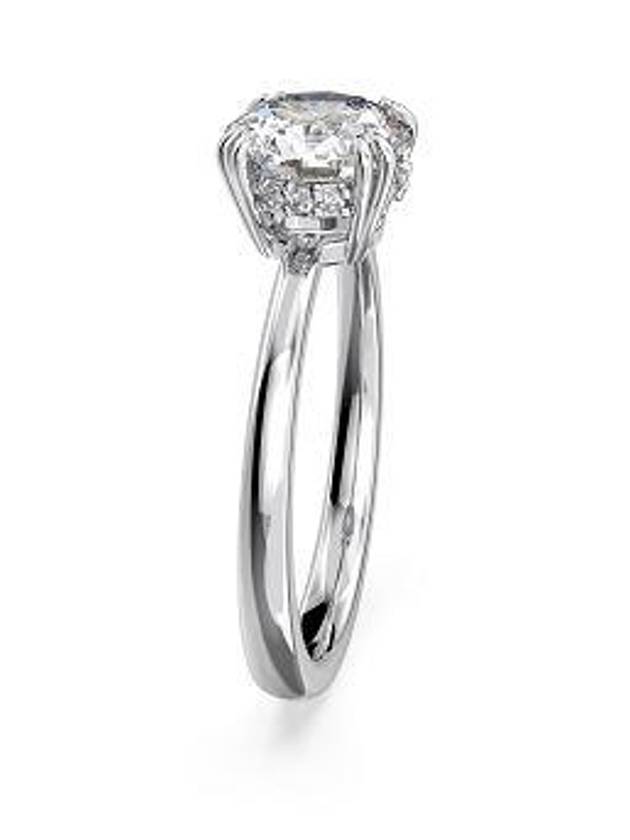 Stilla Cocktail Round Cut Zirconia Ring Silver - SWAROVSKI - BALAAN 3