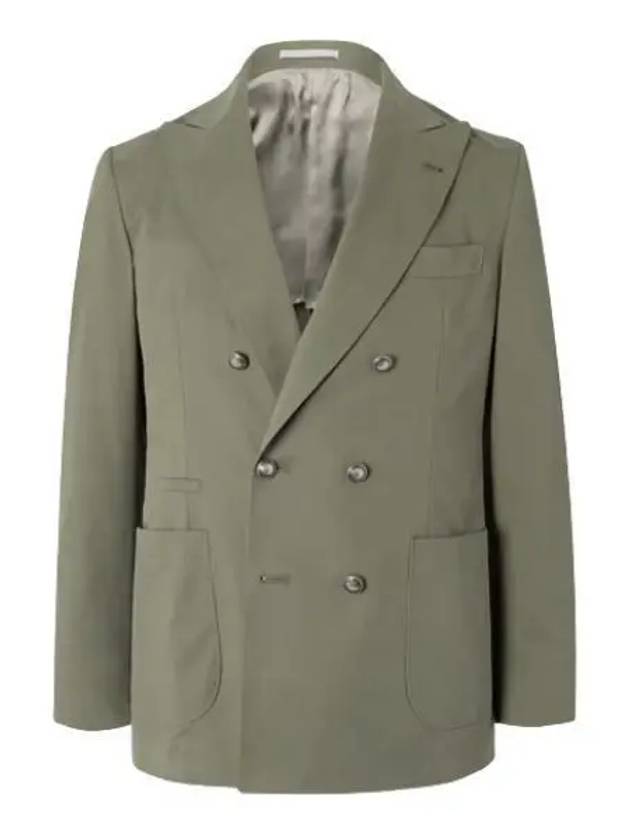 Double Breasted Jacket Grey - BRUNELLO CUCINELLI - BALAAN 2