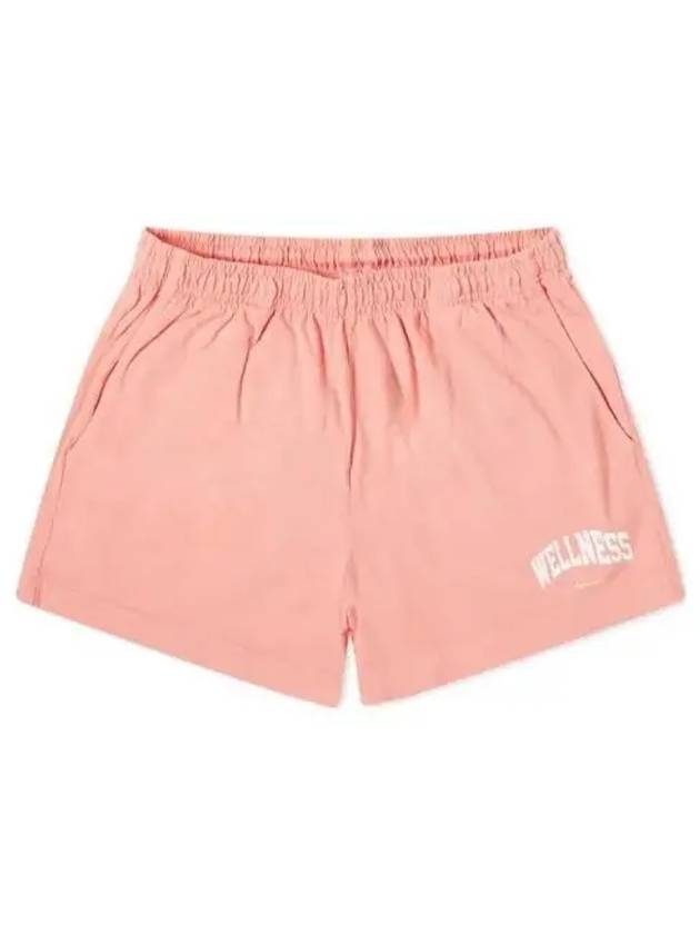 Logo Print Shorts Salmon - SPORTY & RICH - BALAAN 2