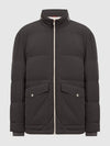 Quilted Shell Hooded Down Padding Black - BRUNELLO CUCINELLI - BALAAN 2