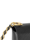 Twist MM Shoulder Bag Black - LOUIS VUITTON - BALAAN 7