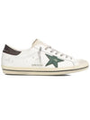 Superstar Brown Tab Low Top Sneakers White - GOLDEN GOOSE - BALAAN 2