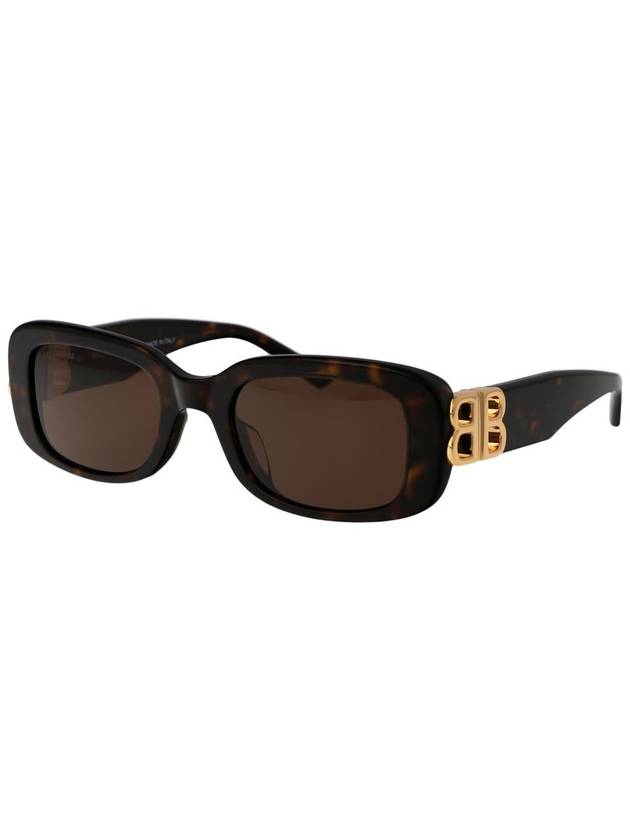 Eyewear Rectangle Acetate Sunglasses Havana - BALENCIAGA - BALAAN 3