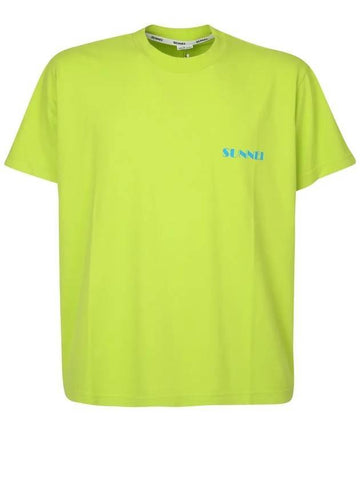 Logo Short Sleeve T-Shirt Light Green - SUNNEI - BALAAN 1