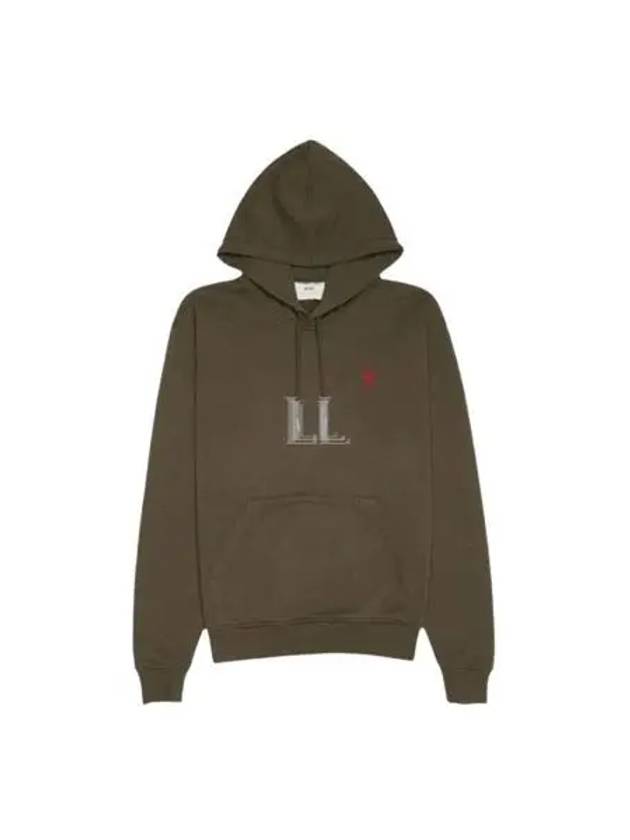 De Coeur Hoodie Dark Coffee - AMI - BALAAN 2