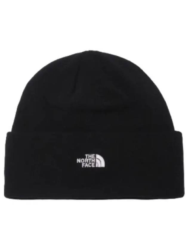 embroid logo beanie black hat - THE NORTH FACE - BALAAN 1