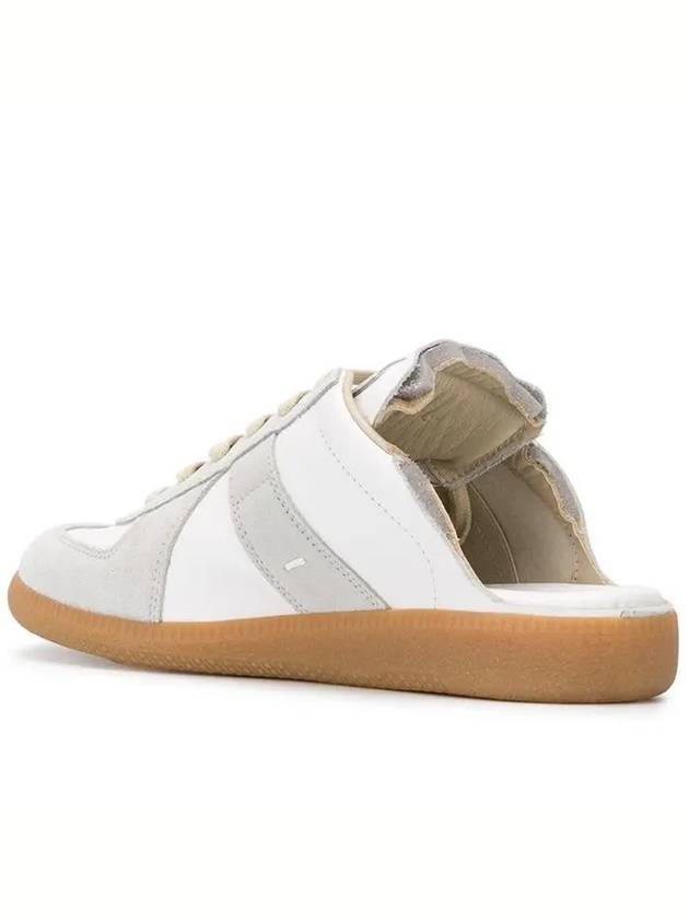 Women's Replica Cut Out Mule Low Top Sneakers White - MAISON MARGIELA - BALAAN 5