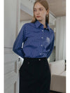 ROZE STRIPED SHIRT BLUE - ILROZE - BALAAN 7