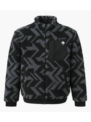 GOLF Men s Fleece Jaguard Jumper DP42MFBLO1 - DESCENTE - BALAAN 1