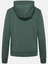 Logo Cotton Blend Knit Hoodie Green - A.P.C. - BALAAN 3