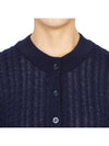 Wool Cardigan Navy - AMI - BALAAN 8