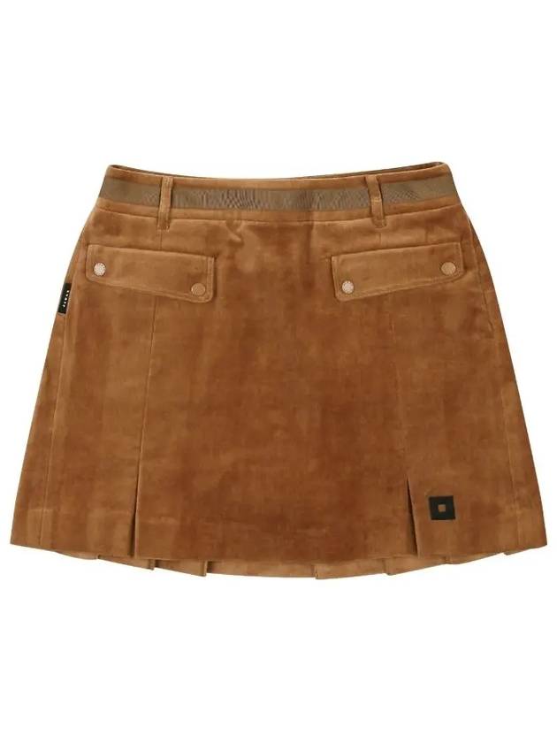 Corduroy Skirt OF4092LBBROWN - ONOFF - BALAAN 1