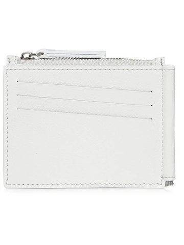 Stitch Money Clip Card Wallet White - MAISON MARGIELA - BALAAN 1