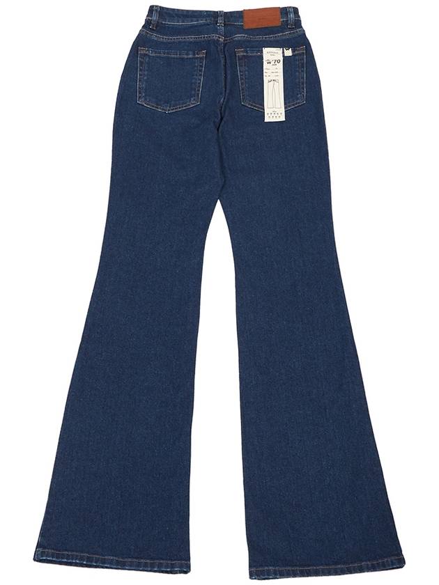 Women's Palo High Rise Bootcut Jeans Blue - MAX MARA - BALAAN 3