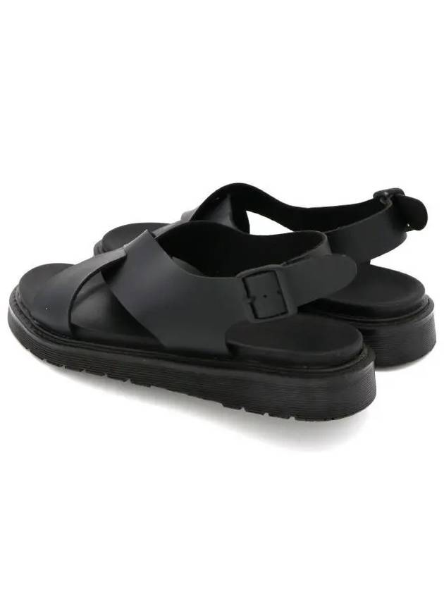 Height 4cm Cross Sandals Black - SUPENER - BALAAN 5